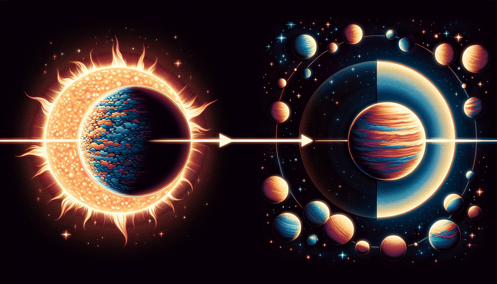 Difference bewween Transit and Progression of Planets